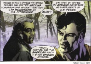 Superman renounces citizenship