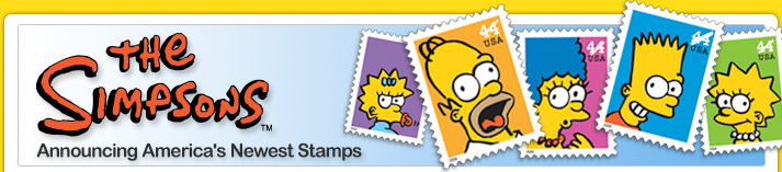 The Simpsons™ Announcing America's Newest Stamps