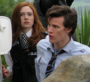 The Eleventh Doctor and Amy Pond