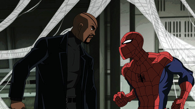 Click Communications: Marvel Ultimate Spider-Man: Avenging Spider-Man on DVD 2/5/13! &emdash; Nick Fury & Spider-Man