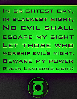 green lantern oath