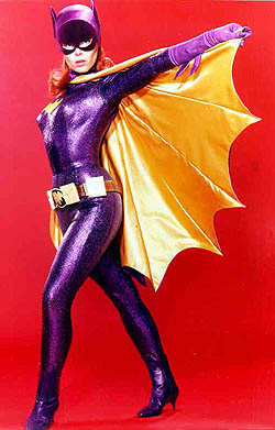 Batgirl as portrayed by Yvonne Craig in the 19...