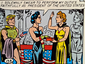 Wonder Woman Inaugeration