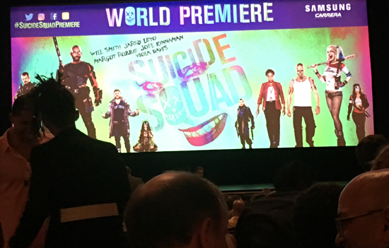 suicide Squad world premiere